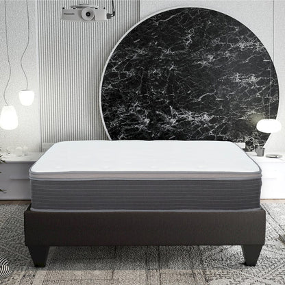 Primo International - Equilibria 12 in. Pocket Spring Hybrid Euro Top Bed in a Box Mattress, Queen - 56276 view 6