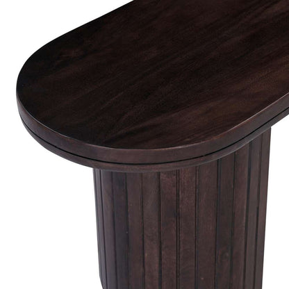 Primo International - Geneva 70 in. Brown Wood Oval Dining Bench - 68349 veiw 4