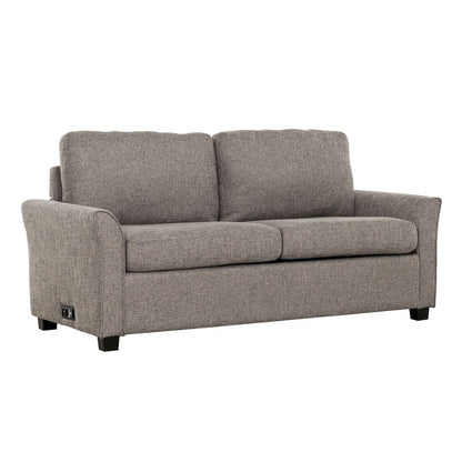 Primo International - Honor 73 in. Dark Grey Full Sofa Bed with USB - 60520 view 2