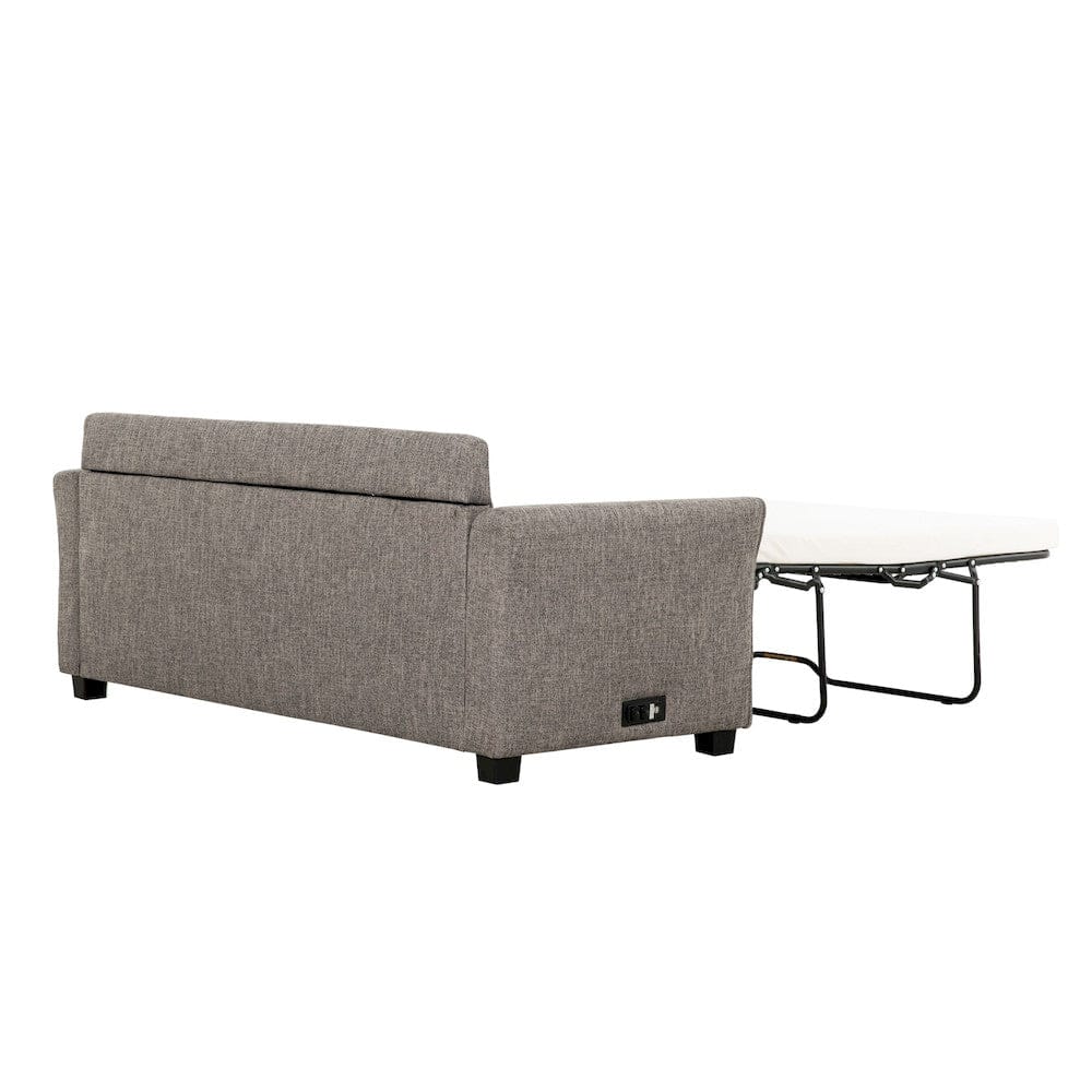 Primo International - Honor 73 in. Dark Grey Full Sofa Bed with USB - 60520 view 6