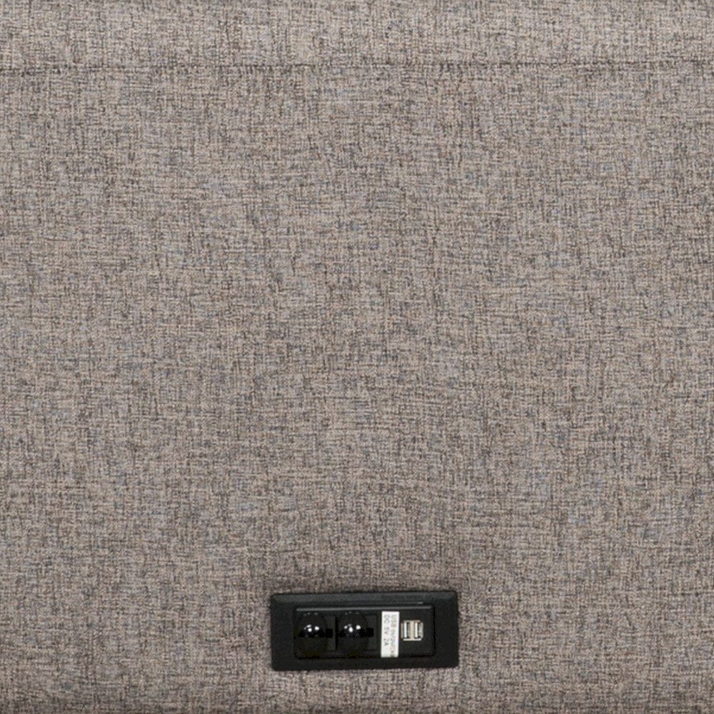 Primo International - Honor 73 in. Dark Grey Full Sofa Bed with USB - 60520 view 7
