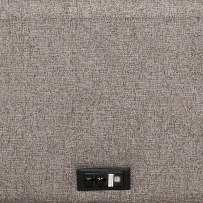 Primo International - Honor 73 in. Dark Grey Full Sofa Bed with USB - 60520 view 7