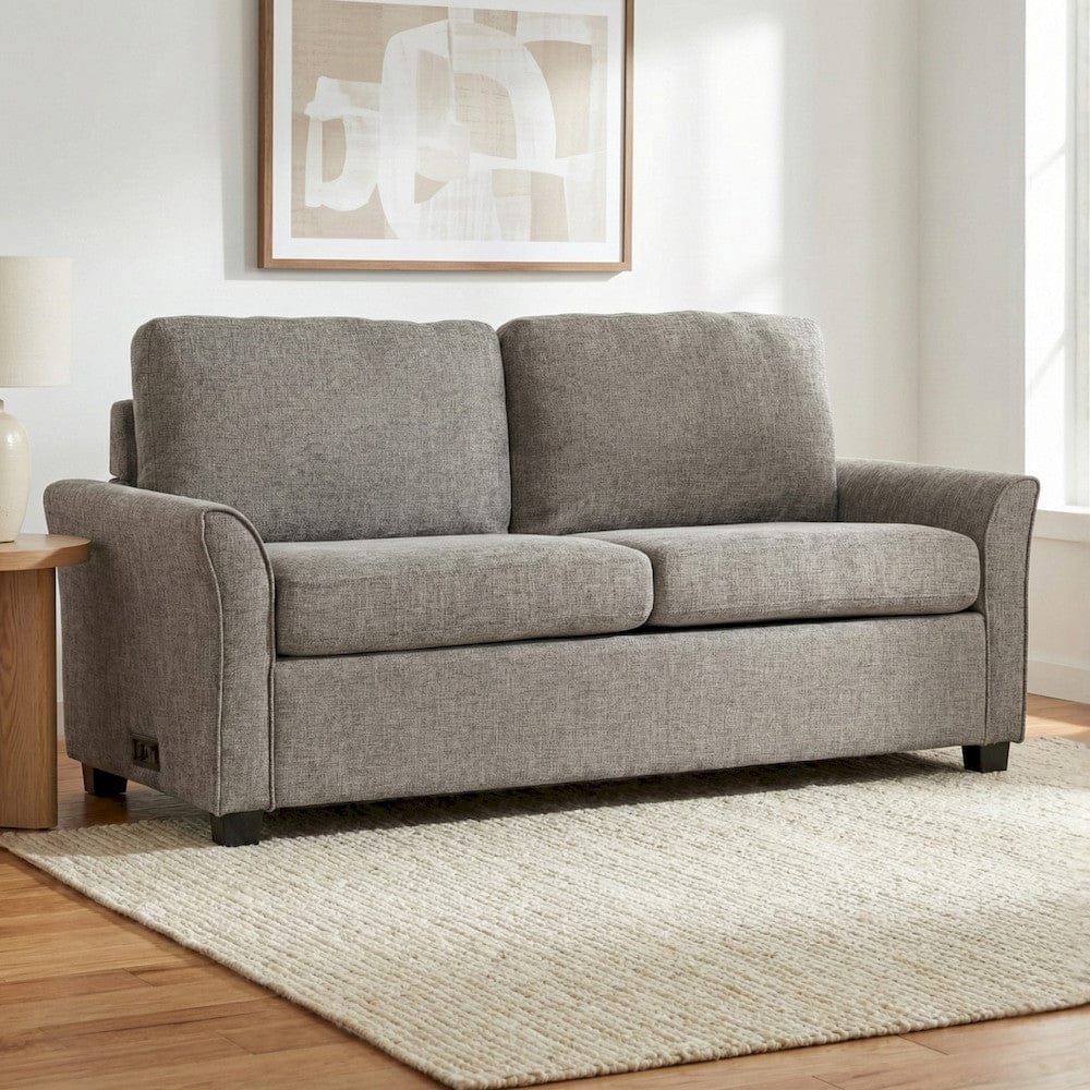 Primo International - Honor 73 in. Dark Grey Full Sofa Bed with USB - 60520 view 8