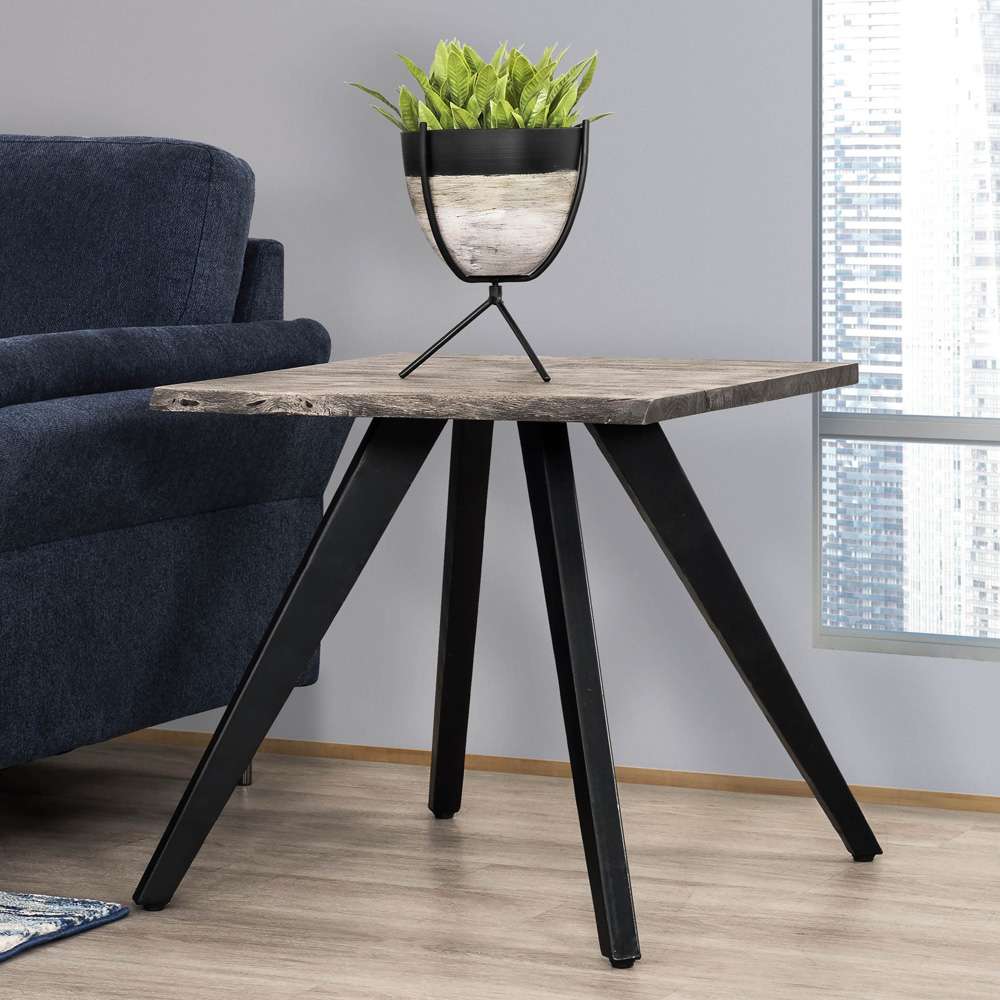 Primo International - Jett 24 in. Wood and Metal End Table - 51220 veiw 4
