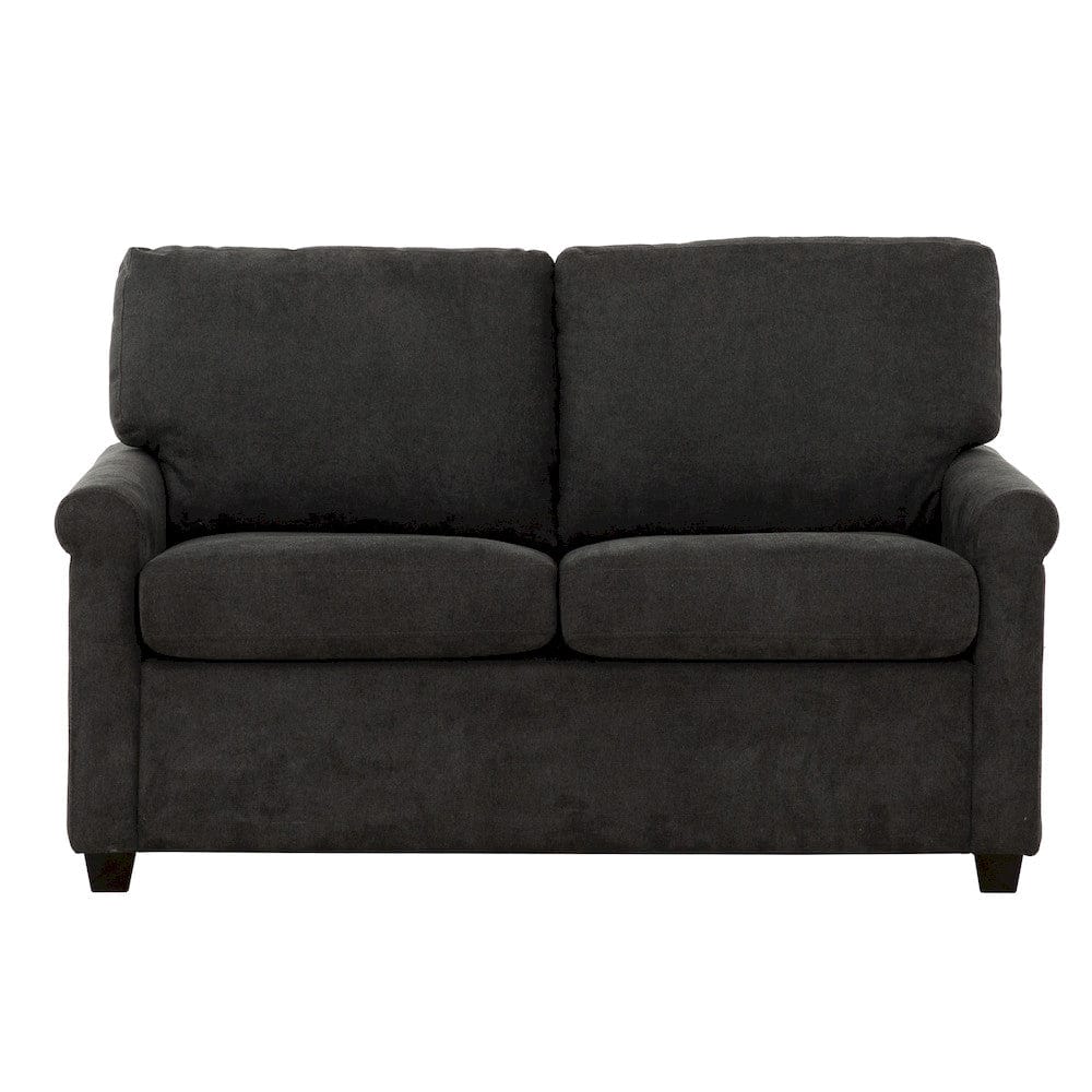 Primo International - Kensington Dark Grey 54 in. Convertible Twin Sleeper Sofa with USB Ports - 60522 view 1