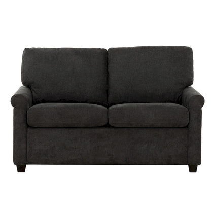 Primo International - Kensington Dark Grey 54 in. Convertible Twin Sleeper Sofa with USB Ports - 60522 view 1