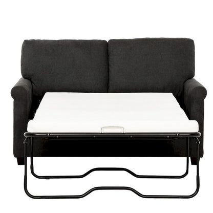 Primo International - Kensington Dark Grey 54 in. Convertible Twin Sleeper Sofa with USB Ports - 60522 view 6