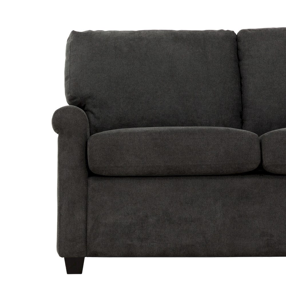 Primo International - Kensington Dark Grey 54 in. Convertible Twin Sleeper Sofa with USB Ports - 60522 view 8