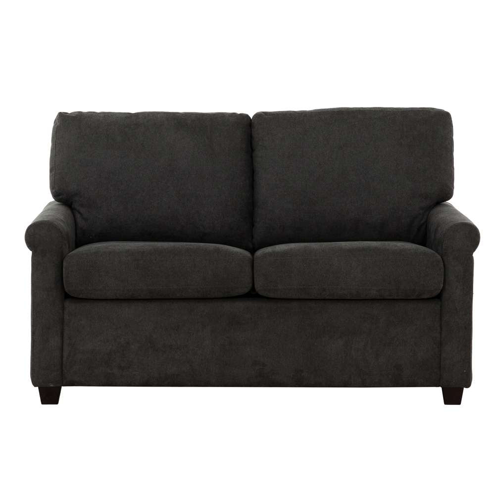 Primo International - Kensington Dark Grey 54 in. Convertible Twin Sleeper Sofa with USB Ports - 60522 veiw 1