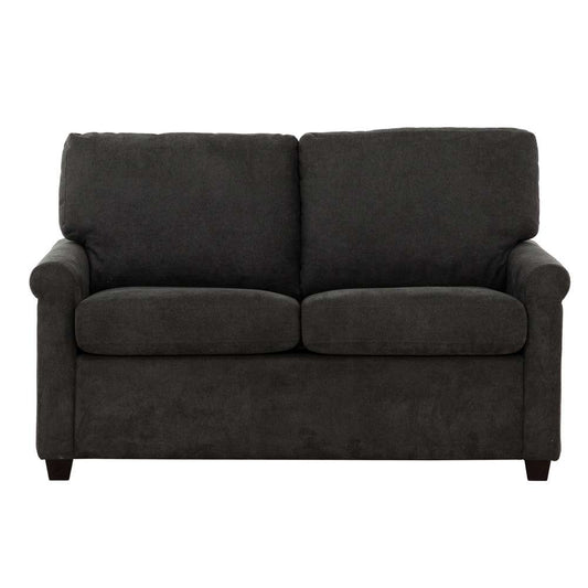 Primo International - Kensington Dark Grey 54 in. Convertible Twin Sleeper Sofa with USB Ports - 60522 veiw 1