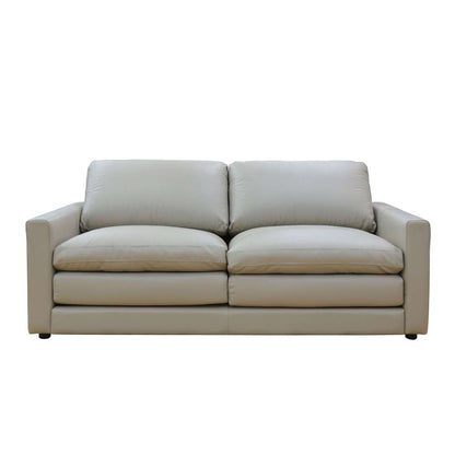 Primo International - Knox 81 in. Taupe Leather Match Large 2-Cushion Sofa - 51975 veiw 1