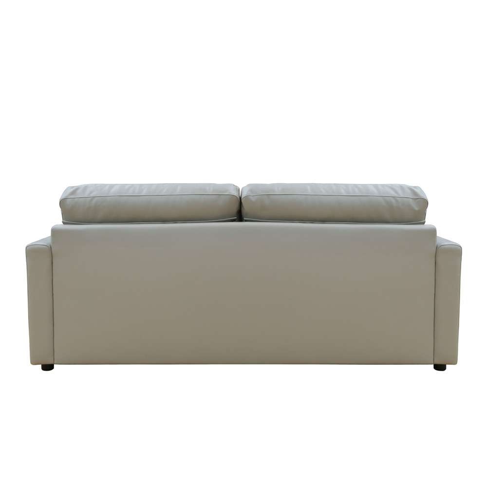 Primo International - Knox 81 in. Taupe Leather Match Large 2-Cushion Sofa - 51975 veiw 4