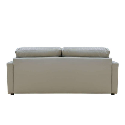 Primo International - Knox 81 in. Taupe Leather Match Large 2-Cushion Sofa - 51975 veiw 4