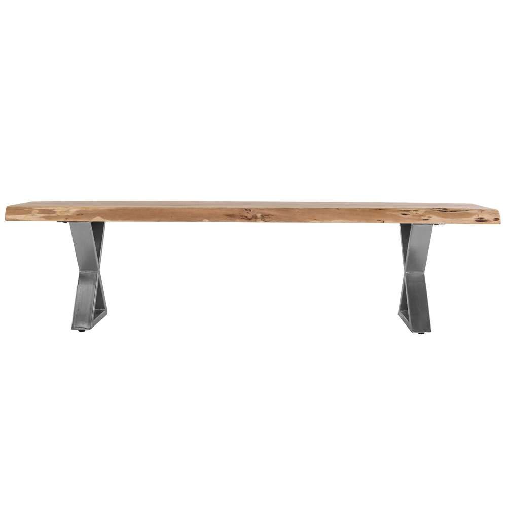 Primo International - Loomie 70 in. Wood and metal Backless Dining Bench - 40842 veiw 2