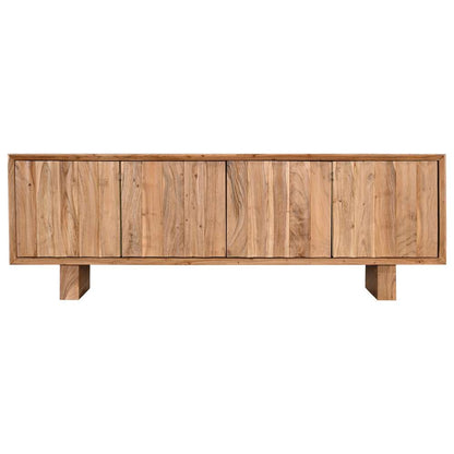 Primo International - Marisol 71 in. Natural Wood 4 Door TV Stand - 64725 veiw 2