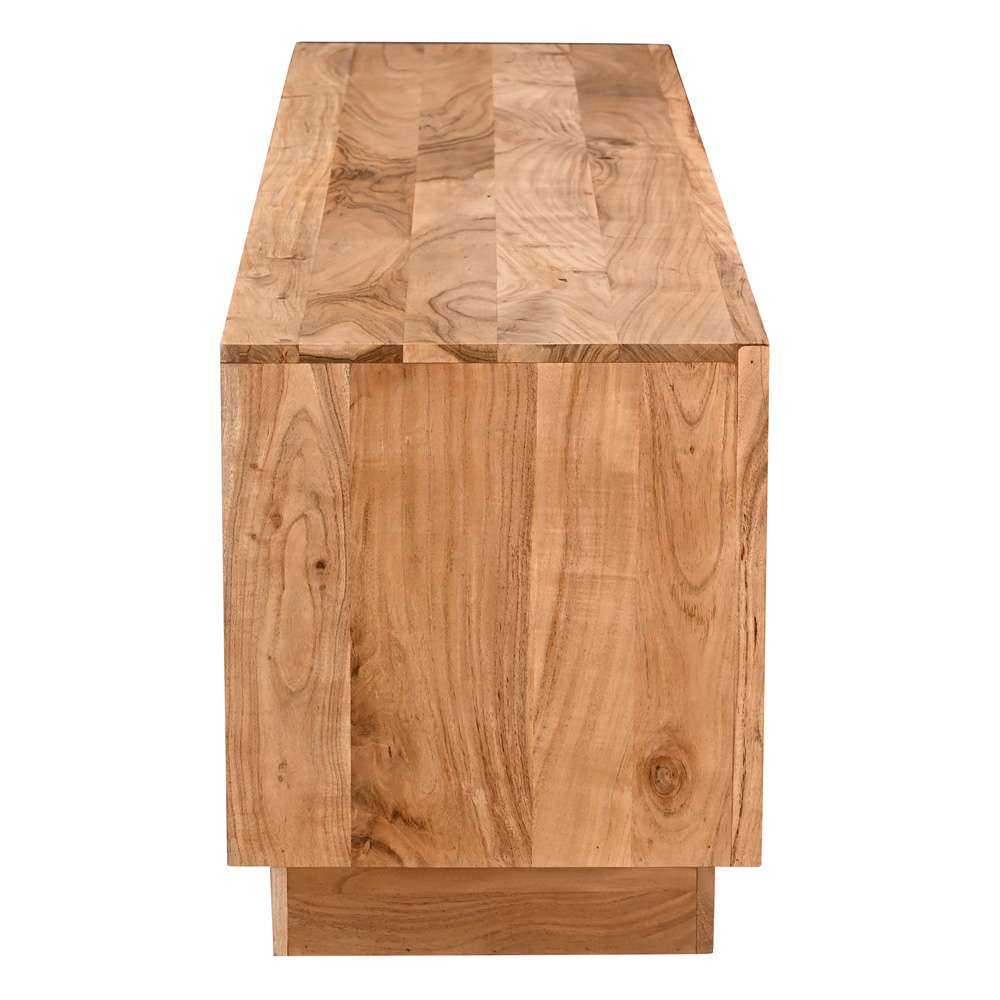 Primo International - Marisol 71 in. Natural Wood 4 Door TV Stand - 64725 veiw 4