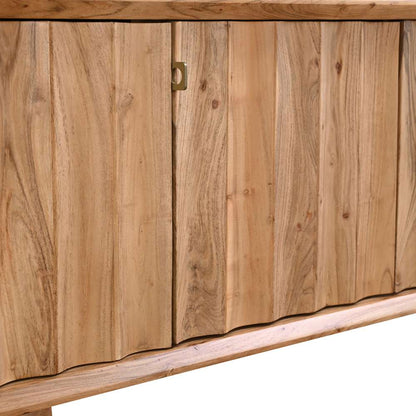 Primo International - Marisol 71 in. Natural Wood 4 Door TV Stand - 64725 veiw 5