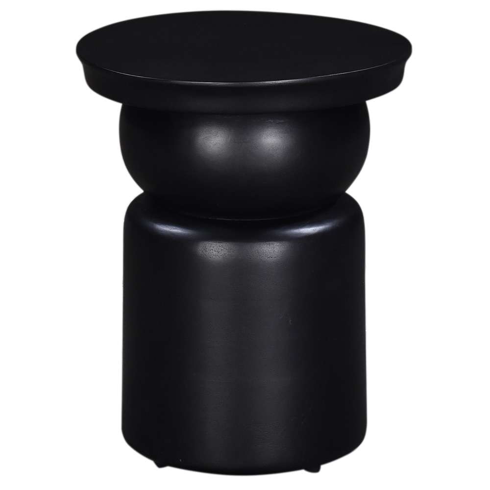 Primo International - Natoli Brown Wood Round Pedestal Side Table - 59633 veiw 1
