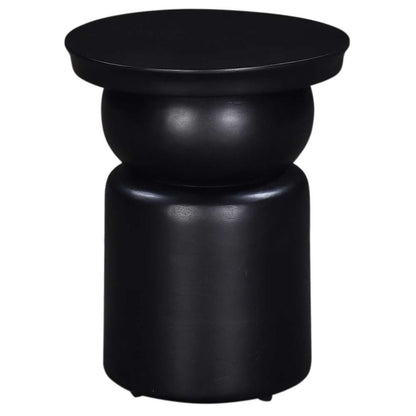 Primo International - Natoli Brown Wood Round Pedestal Side Table - 59633 veiw 1