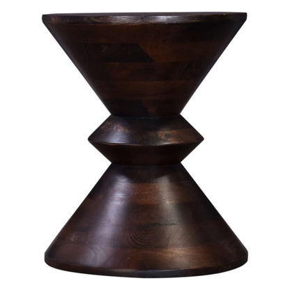 Primo International - Orrick Brown Wood Round Pedestal Side Table - 59638 veiw 1