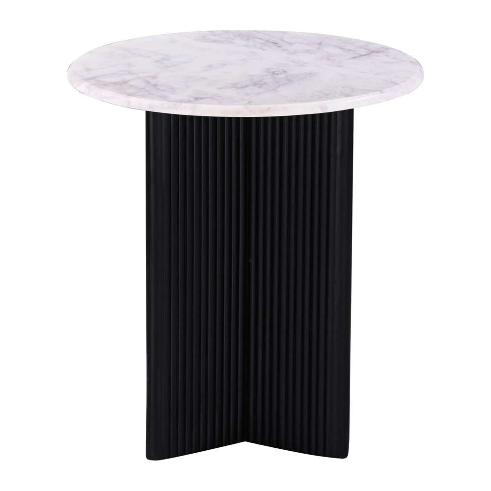 Primo International - Pearce 20 in. Mable Topped Pedestal Side Table - 62965 veiw 1