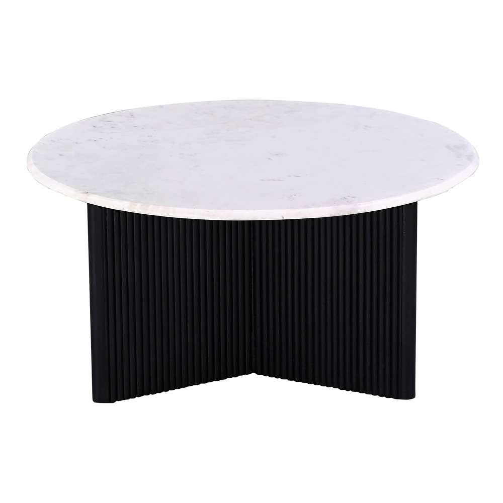 Primo International - Pearce 31 in. Mable Topped Pedestal Coffee Table - 62964 veiw 1