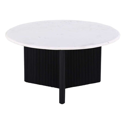 Primo International - Pearce 31 in. Mable Topped Pedestal Coffee Table - 62964 veiw 2