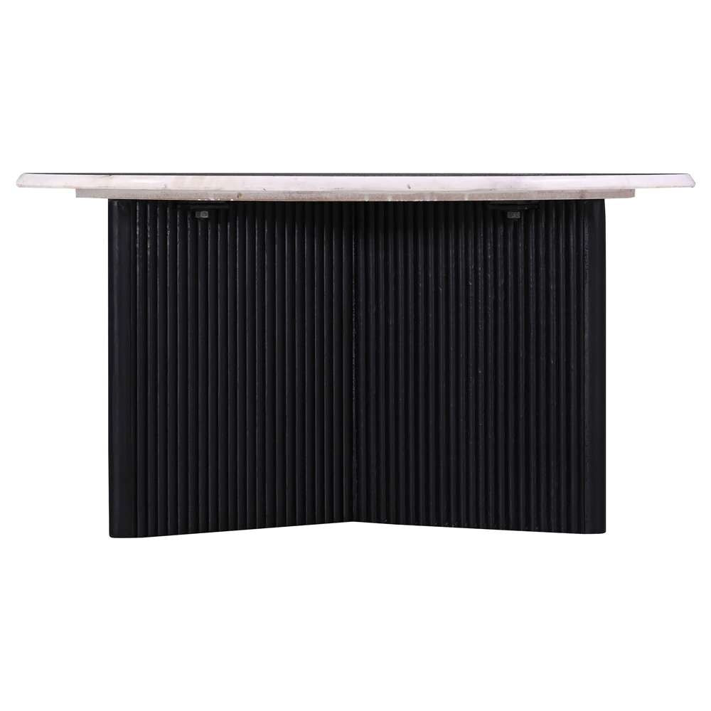 Primo International - Pearce 31 in. Mable Topped Pedestal Coffee Table - 62964 veiw 3