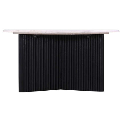 Primo International - Pearce 31 in. Mable Topped Pedestal Coffee Table - 62964 veiw 3