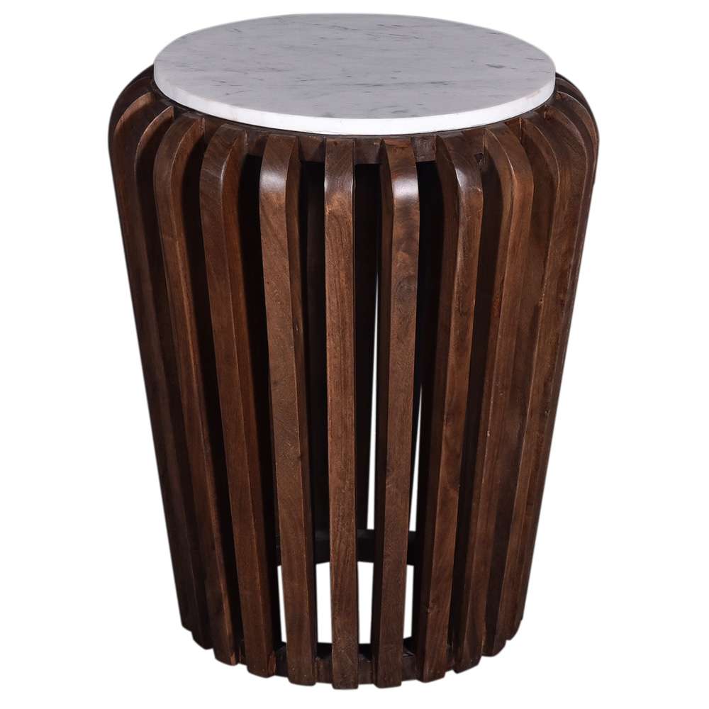 Primo International - Reeves Brown Wood and Marble Coffee Table - 57715 veiw 1