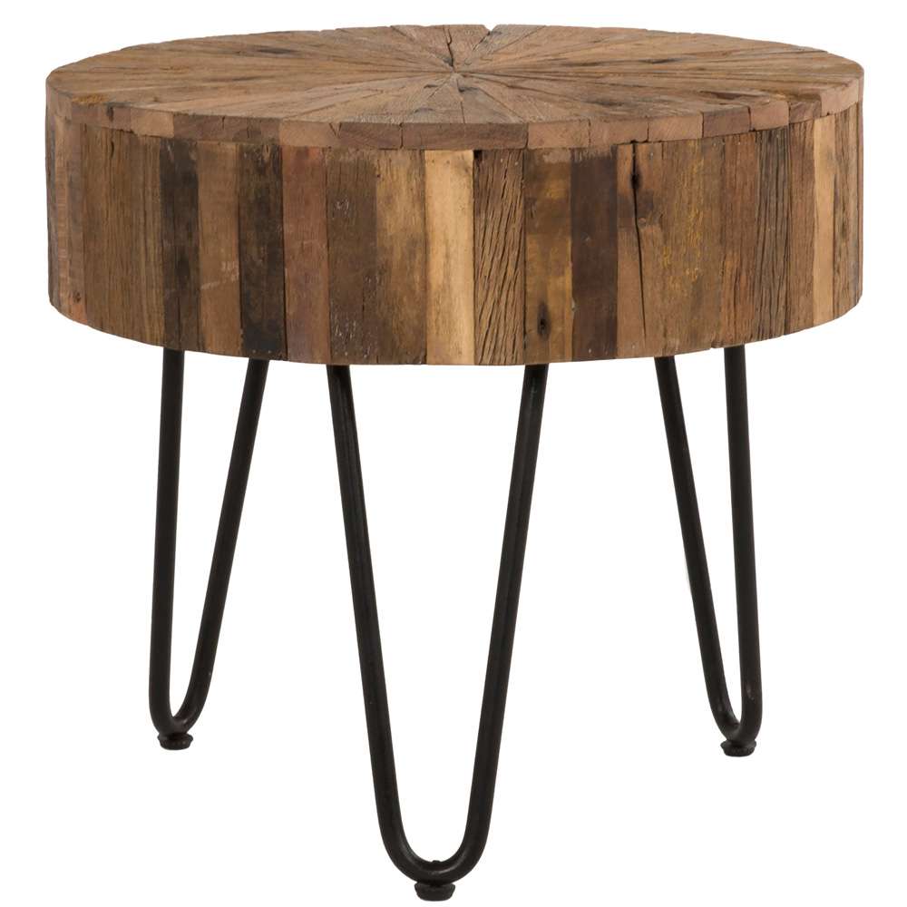 Primo International - Sawyer 22 in. Round Reclaimed Wood End Table - 37116 veiw 2