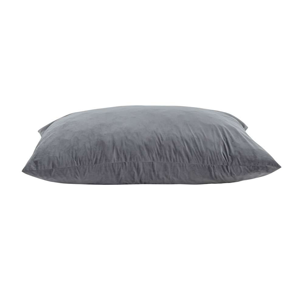 Primo International - Sealy® Ettie Velour Medium Memory Foam Grey Bean Bag - 60546 veiw 1