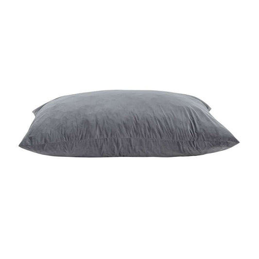 Primo International - Sealy® Ettie Velour Medium Memory Foam Grey Bean Bag - 60546 veiw 1