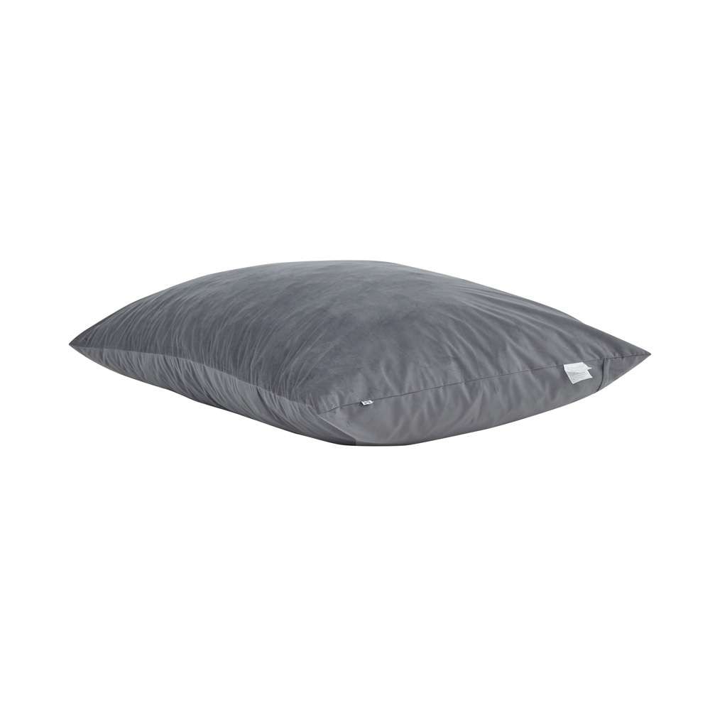 Primo International - Sealy® Ettie Velour Medium Memory Foam Grey Bean Bag - 60546 veiw 2