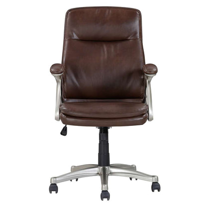 Primo International - Sealy® Hugo Mid Back Brown Faux Leather Swivel Office Chair - 63078 veiw 1
