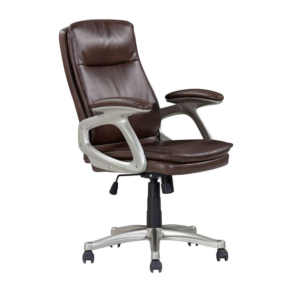 Primo International - Sealy® Hugo Mid Back Brown Faux Leather Swivel Office Chair - 63078 veiw 2