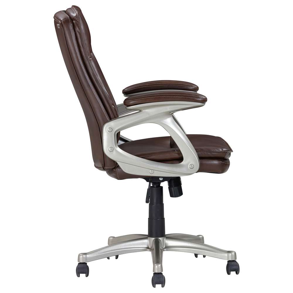 Primo International - Sealy® Hugo Mid Back Brown Faux Leather Swivel Office Chair - 63078 veiw 3