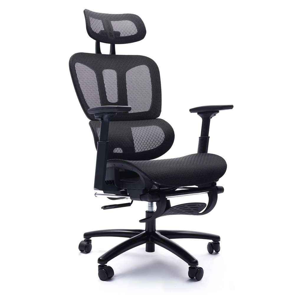 Primo International - Sealy® Huxley Adjustable Ergonomic Black Mesh Office Chair - 63080 veiw 2