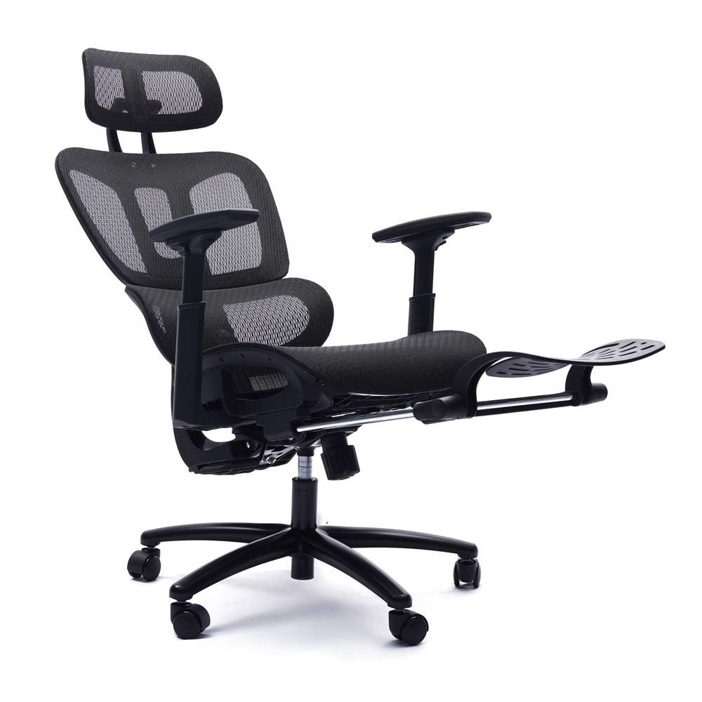 Primo International - Sealy® Huxley Adjustable Ergonomic Black Mesh Office Chair - 63080 veiw 5