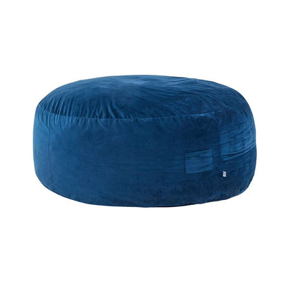 Primo International - Sealy® Kade 6ft Velour Blue Memory Foam Bean Bag - 60443 veiw 1