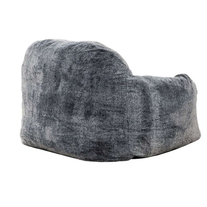 Primo International - Sealy® Tore Faux Fur Blue Memory Foam Bean Bag - 60446 veiw 4