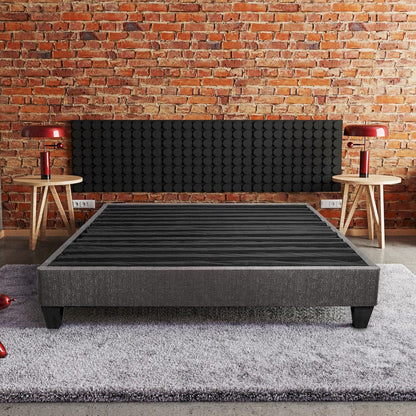 Primo International - Speedy Grey 14 in. Platform Mattress Foundation, King - 38237 view 4