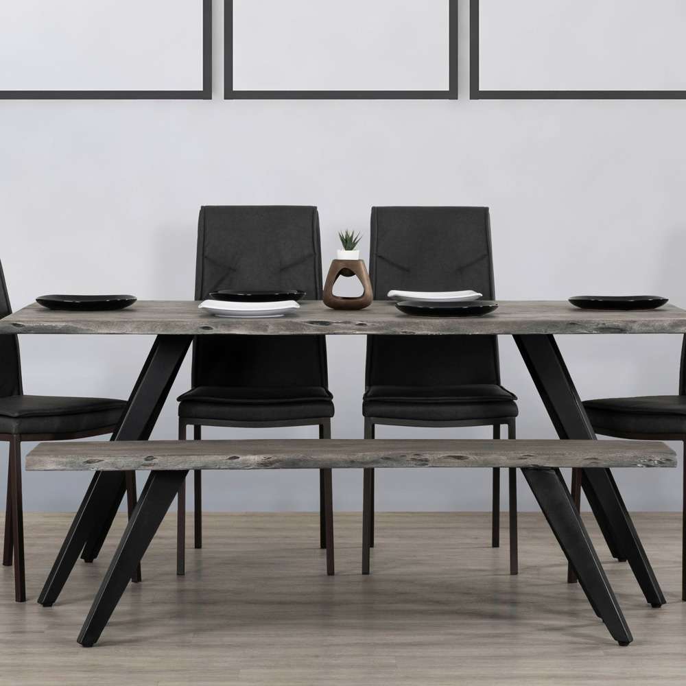 Primo International - Wexford 60 in. Wood and Metal Backless Dining Bench - 51217 veiw 6