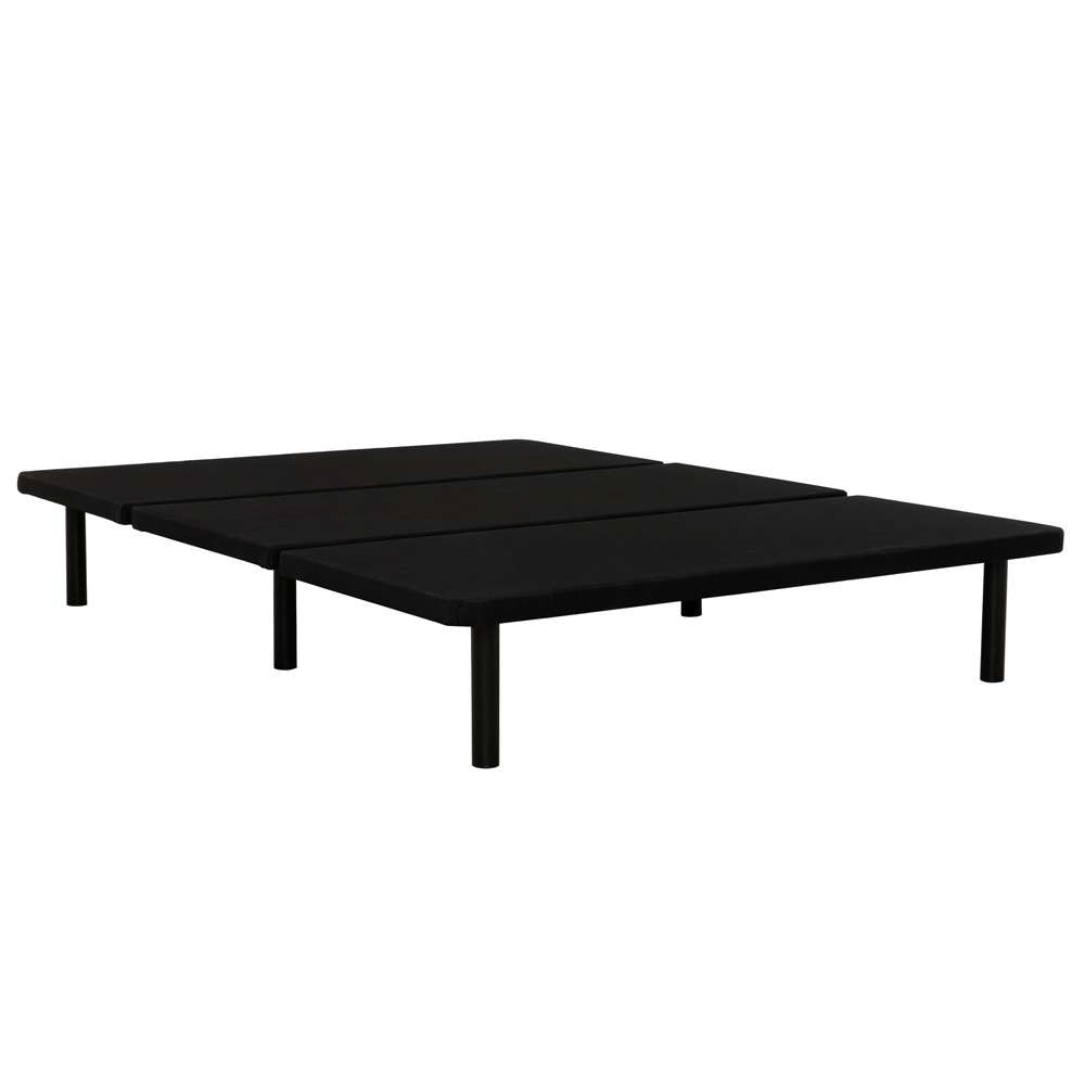 Primo International - ZenBase Black Upholstered King Platform Bed Frame - 65027 veiw 1