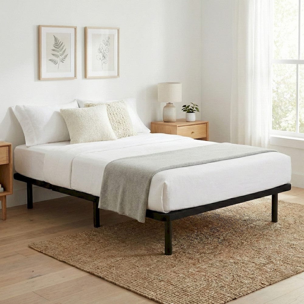 Primo International - ZenBase Black Upholstered Twin XL Platform Bed Frame - 65024 view 10