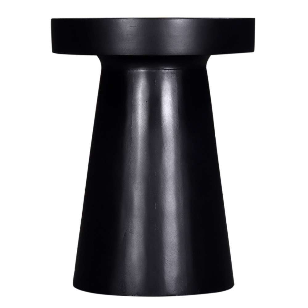 Primo International - Zinnia 16 in. Black Wood Pedestal Side Table - 58575 veiw 2