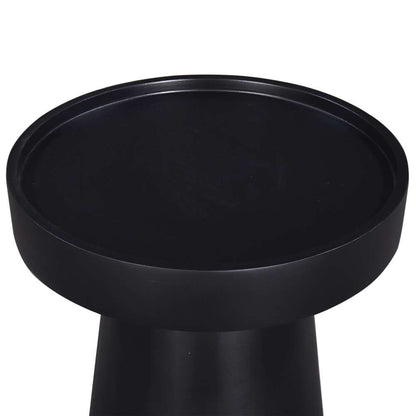 Primo International - Zinnia 16 in. Black Wood Pedestal Side Table - 58575 veiw 4