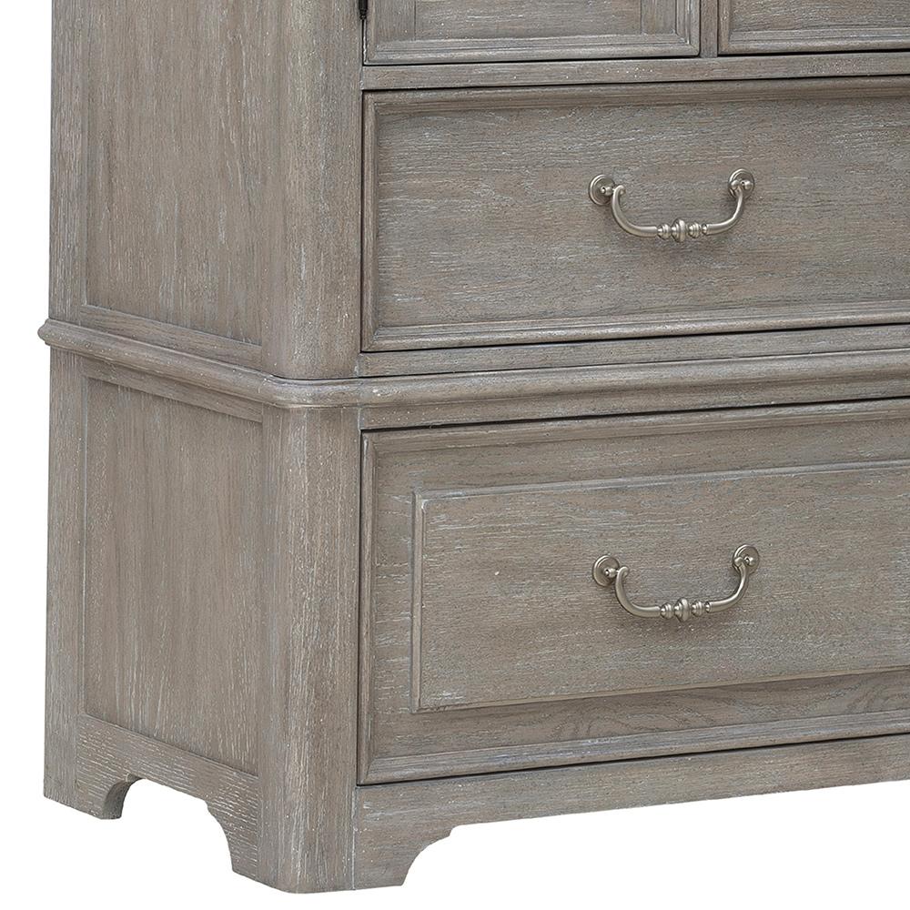Pulaski - Abbotts Glen 8 Drawer Master Chest with Cabinets in Windmill Grey - P385-BR-K11_CLOSEOUT veiw 5