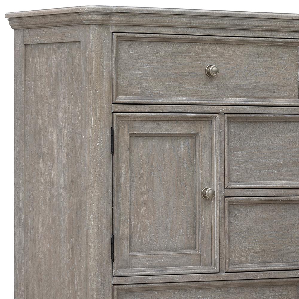 Pulaski - Abbotts Glen 8 Drawer Master Chest with Cabinets in Windmill Grey - P385-BR-K11_CLOSEOUT veiw 6
