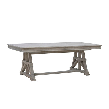 Pulaski - Abbotts Glen Trestle Dining Table in Windmill Grey - P385-DR-K1